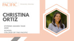 Faculty stipend awardee - Christina Ortiz by Library and Learning Center