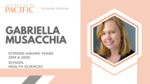 Faculty stipend awardee - Gabriella Musacchia by Library and Learning Center