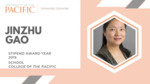 Faculty stipend awardee - Jinzhu Gao by Library and Learning Center