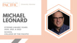 Faculty stipend awardee - Michael Leonard by Library and Learning Center
