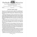 The Pacific Historian, Volume 01, Number 3 (1957)