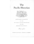 The Pacific Historian, Volume 04, Number 2 (1960)