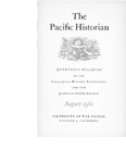 The Pacific Historian, Volume 05, Number 3 (1961)