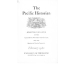 The Pacific Historian, Volume 06, Number 1 (1962)