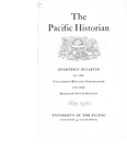 The Pacific Historian, Volume 06, Number 2 (1962)