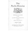 The Pacific Historian, Volume 07, Number 3 (1963)