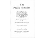 The Pacific Historian, Volume 08, Number 4 (1964)