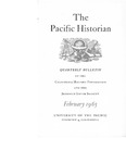The Pacific Historian, Volume 09, Number 1 (1965)