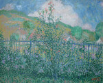 Hill from the Garden, Giverny by Theodore Earl Butler