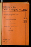 Pacific Review February 1950 (Bulletin of the College of the Pacific)