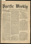 Pacific Weekly, October 26, 1909 by University of the Pacific