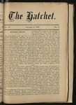 The Hatchet, October 6, 1885 by University of the Pacific