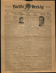 The Pacific Weekly, October 12, 1933 by Associated Students of the College of the Pacific