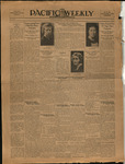 The Pacific Weekly, October 26, 1933 by Associated Students of the College of the Pacific