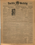 The Pacific Weekly, March 22, 1934 by Associated Students of the College of the Pacific