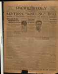 The Pacific Weekly, October 4, 1928 by Associated Students of the College of the Pacific