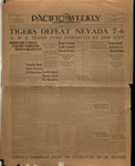 The Pacific Weekly, October 25, 1928 by Associated Students of the College of the Pacific