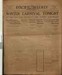 The Pacific Weekly, December 6, 1928 by Associated Students of the College of the Pacific