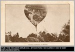 Aerial View: Stockton, California, in a balloon by Holden Drug Company