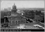 Aerial View: Stockton, Cal. Looking North west [Stockton Courthouse]