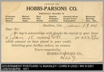 Advertising: Hobbs-Parson Company by Hobbs-Parson Company