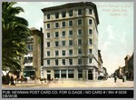 Banks: Stockton Savings & Loan Society Bank Bldg., Stockton, Cal. [301 E. Main St.] by Newman Postcard Company