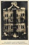 Banks: San Joaquin Valley Bank Building, Electrical Illumination Admission Day Celebration in Stockton [9-11 N. Hunter St.] by G. W. Logan