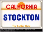 Large Letter: Stockton, California, The Golden State by Scope Enterprises