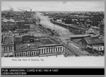 Waterfront: Birds Eye View of Stockton, Cal. by Unknown
