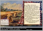 Calendar: July 1910, Union Safe Deposit Bank, 30 N. San Joaquin St. by Unknown
