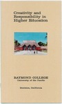 Creativity and Responsibility in Higher Education Brochure by Raymond College