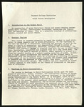 Raymond College Curriculum Brief Course Description (Circa 1968) by Raymond College