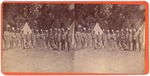 Stockton: (Stockton Guard. Posed group in front of tent.) by John Pitcher Spooner 1845-1917