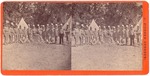 Stockton: (Stockton Guard. Posed group in front of tent.) by John Pitcher Spooner 1845-1917