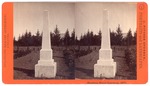 Stockton: "Stockton Rural Cemetery, 1877." (Amelia Farnham monument.) by John Pitcher Spooner 1845-1917