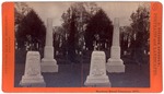 Stockton: "Stockton Rural Cemetery, 1877." (Cornelia Hunter monument.) by John Pitcher Spooner 1845-1917