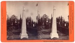 Stockton: "Stockton Rural Cemetery, 1877." (George Wolf monument.) by John Pitcher Spooner 1845-1917