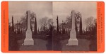 Stockton: "Stockton Rural Cemetery, 1877." (Henderson monument.) by John Pitcher Spooner 1845-1917