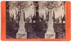 Stockton: "Stockton Rural Cemetery, 1877." (Rev. Charles Dierking monument.) by John Pitcher Spooner 1845-1917