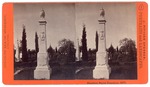 Stockton: "Stockton Rural Cemetery, 1877." (Elizabeth Dallas monument.) by John Pitcher Spooner 1845-1917