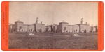 Stockton:(State Hospital buildings and grounds, three people sitting on grass.) by John Pitcher Spooner 1845-1917