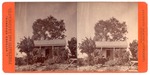 Unidentified Location, Probably in California: (House with person sitting on porch.) by John Pitcher Spooner 1845-1917