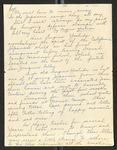 Letter by Claire D. Sprague about evacuated students and theirs families, April 1942