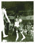 Basketball-men's-University of the Pacific basketball player Myron Jordan on court during game by unknown