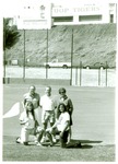 Softball-University of the Pacific softball players and probably coaches by unknown
