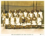 Tennis-University of the Pacific women's tennis team with coach Doris Meyer by unknown