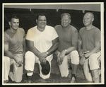 Football-Dave Kendall (trainer), Don "Tiny" Campora (head coach), John Rohde (assistant coach), Tom Stubbs (assistant coach), Bill Kutzer (assistant coach) by unknown