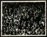 Football-Crowd in the stands during game by unknown