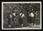Football-Pipes and drums band at University of the Pacific football game by unknown