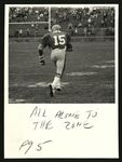 Football-Unidentified University of the Pacific player on field during game by Michele Bresso